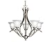 Kichler 2020NI Dover Chandelier 5-Light, Brushed Nickel