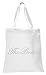 White The Bride Luxury Crystal Bride Tote bag wedding party gift bag Cotton