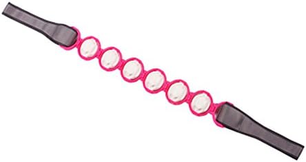 mxdmai Full Body Massage Roll Cordless Portable Upper Lower Back Shoulder Foot Neck Trigger Points No UD Rolling Balls Self Massager Equipment Tool (Pink Red)