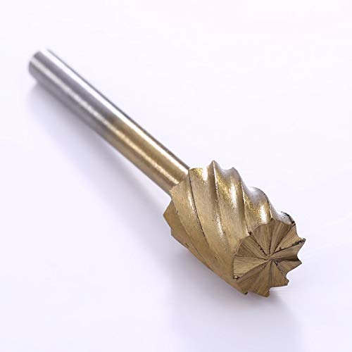10pcs/Set HSS Titanium Dremel Routing Rotary Milling Cutter Tool Rotary File Cutter Wood Tool Bur Bit Engraving Bits Tool - Thumbnail 5