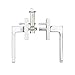 Avalon 0560 - Modern Door Handles Levers (Privacy / Passage) in Polished Chrome Finish