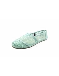 Shoes: Charles Albert Womens Canvas Josie Lace Flat in Mint Lace Size: 8