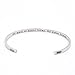 LParkin Bridesmaid Bracelet - Engraved My Maid of Honor Today, My Sister Forever Stainless Steel Jewelry for Bridal Party, Sister & Friends