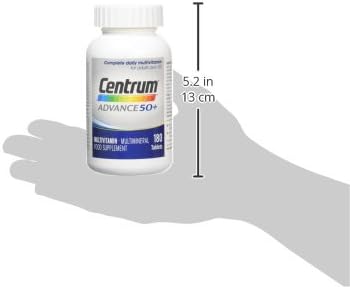 Centrum Advance 50+ Tablets Multivitamin & Mineral Supplements, with 24 essential nutrients, including vitamin D, C, Zinc, 180 ct - Image 5