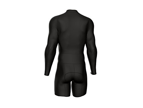 Sparx Long Sleeve Cycling Skinsuit Pro Team Bicycle Suit Bike Racing Suit Cycle Kit 3D Pad (Small)