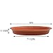 CM Cosmos Pack of 6 PCS Plant Pot Saucers for Flower and Household Plants, 9 Inches (Light Reddish Brown Color)thumb 2