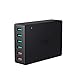 AUKEY Quick Charge 3.0 6-Port USB Wall Charger, 60W USB Charging Station Compatible with Samsung Galaxy Note8, iPhone 11/11 Pro/Max, iPad Pro/Air, LG, Nexus, HTC and More primary