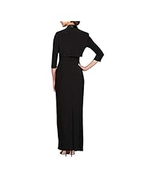 Alex Eveningings - Vestido de mujer con chaqueta Bolero (talla pequeña y talla normal)