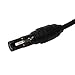LyxPro 15 Feet XLR Microphone Cable Balanced Male to Female 3 Pin Mic Cord for Powered Speakers Audio Interface Professional Pro Audio Performance and Recording Devices - Black