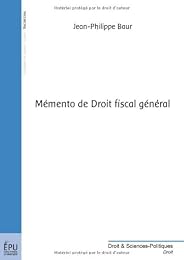 Mémento de droit fiscal général