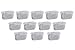 Generic Capresso 4640.93 Charcoal Water Filters for Capresso CoffeeTeam TS and CoffeeTeam GS Coffee Maker (Pack of 12)