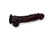 Letsgasm Fire Dragon Red + Black Silicone Dildo
