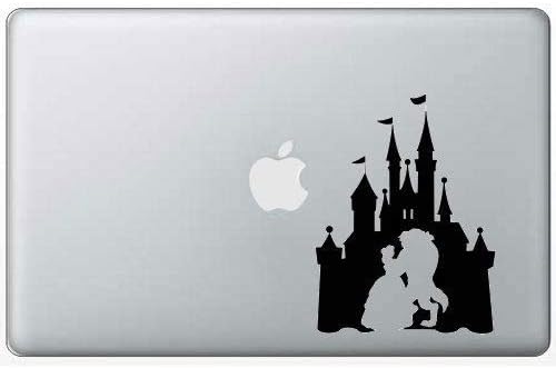Amazon Com Decal Castle Beauty Beast Dance Dancing For Home Car Window Wall Macbook Laptop 1 Computers Accessories