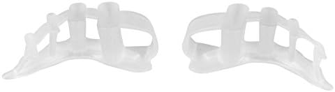 Toe Separators, Kaleidoario 2 Pack Gel Toe Stretcher Rubber Toe Spacers Toe Straightener for Bunions Hammer Toe
