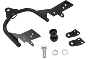 XHT Motorcycle Black Heavy Duty Trailer Hitch w/Ball For Harley Road Glide FLTR 1998–2001 2007–2008/ Road King FLHR 1994–2005