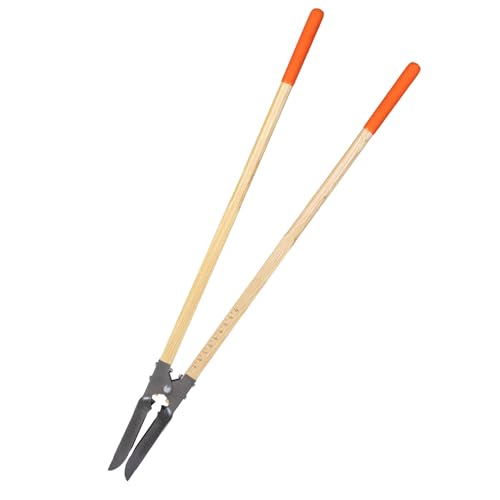 VEVOR Excavadora de Agujeros Manual para Postes Resistente con Mango de Madera de 1460 mm, Marcas de Escala y Hoja de Metal, Herramienta para Excavar Agujeros para Trabajo de JardinerÃa Al Aire Libre
