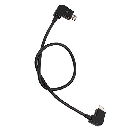 Mavic Pro Mavic Air Spark Cable Threeking DJI Mavic pro/Mavic pro Platinum/Mavic Air/Spark Data Cable Remote Control Date Cable OTG Cable Micro USB to Micro USB 11.8 inch(30 cm)