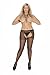 Sexy Women's Plus Size Sheer Crotchless Pantyhose Clubwear Cosplay Stockings (Queen Size, Black)