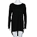Photno Long Batwing Sleeve Top Blouse Casual wear for Women Baggy Shirts (XL, Black)