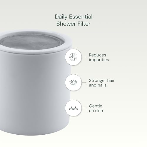 Aquabliss SFC220 Daily Essential Filter Cartridge (3-Pack) | Reduces chlorine, THMs & sediment. Filtration only, no mineral infusion. Replace every 3-6 months depending on water quality.