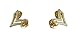 Police Fire EMS Army Collar Brass Pins Insignia Emblem Badges (Assorted Styles) (Corporal - Gold)
