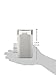 PepperMate Traditional Pepper Mill 723 - Turnkey High Volume Salt and Gourmet Peppercorn Grinder (White)