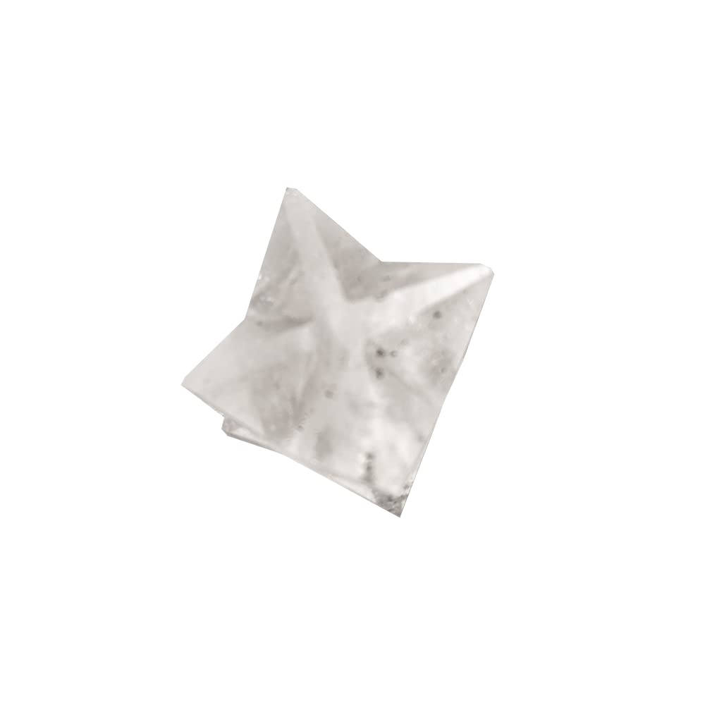 VIE Small Merkaba Star, 2cm, Clear Quartz