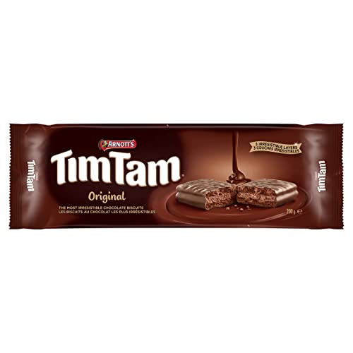 ARNOTT’S TIM TAM CHOCOLATE BISCUITS, 200 GRAMS/7.05 OUNCE, ORIGINAL