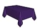 Deep Purple Solid Rectangular Plastic Table Cover (54