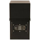 Moonrays 95432 Solar Electric Power Pack Low Voltage Outdoor Use with Light Sensor and Rain-Tight Case (200 Watt), 200-Watt, Black