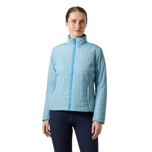 Helly Hansen Women's Crew Insulator Jacket 2.0, 607 Light Cyan, Large