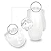 JD Kids Urinals with Clips on Toilet Bowl Potty Training for Boys Pee 5 Color Child (White)