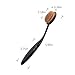 EPRHAN Oval Makeup Brush Black Perfect Make up Brush for Your Concealer, Loose powder Brush Contour Kit and Face Powder Foundation