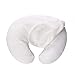 Nursing Pillow Cover, Pillow Slipcover, Waterproof Breastfeeding Pillow Protective Cover for Mom,Newborn Infant Soft Cotton Feeding Cushion Case for Boys and Girls(White)