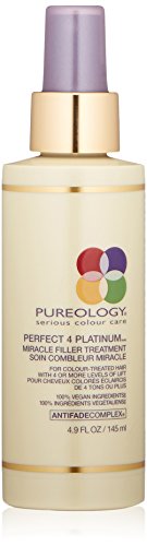 Pureology Perfect 4 Platinum Miracle Filler Treatment, 4.9 Fl Oz