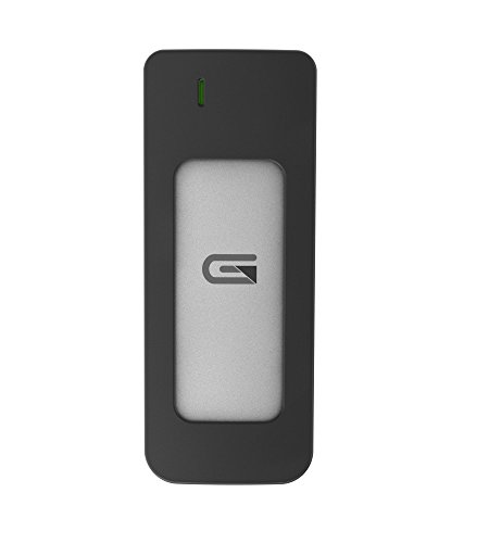 Glyph Atom Silver, 525GB SSD, USB-C (3.1, Gen 2), USB 3.0, Compatible with Thunderbolt 3
