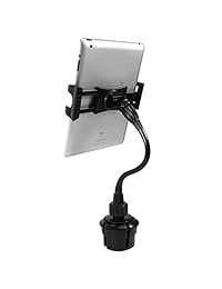 Macally   Soporte para tablet y smartphone con cuello flexible más largo (12 pulgadas) para Apple iPad Pro 10.5 Air Mini, Samsung Galaxy Tab, iPhone X XS 8 8 Plus 7 7 7 + y cualquier dispositivo de hasta 8 pulgadas de ancho