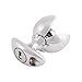 TERNENCE Metal Openable Anal Plugs 304 Stainless Steel Heavy Adjustable A-nus Lock with Handles Sex Toys Adult Games Men's Chastity Device GS001