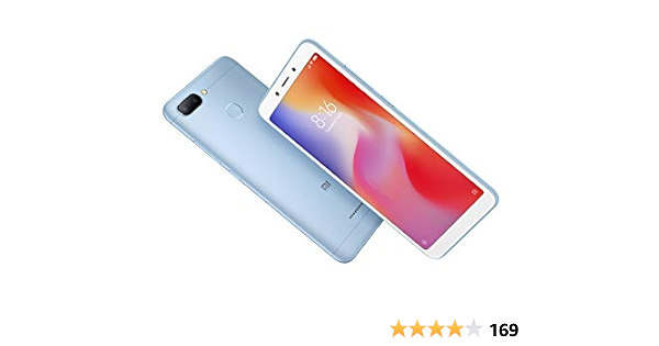 Xiaomi Redmi 6 Dual Sim 64gb 4gb Ram 4g Lte Blue International Version Buy Online At Best Price In Uae Amazon Ae
