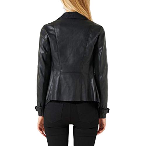 Londony ♥‿♥ Clearance Sales,Women's Fashion Vintage Biker Motorcycle Jacket Faux Leather Zipper Overcoat Outwear - Thumbnail 3
