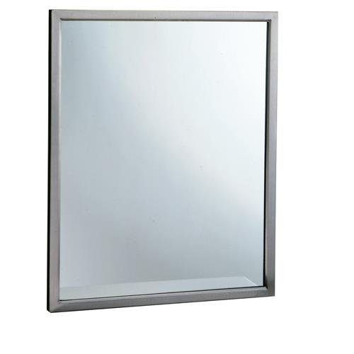 Bobrick B2908 183018 in by 30 in Welded Frame Mirror