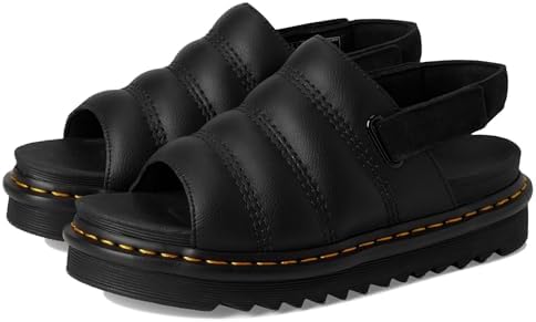 Amazon.com | Dr. Martens Unisex Myles Slide Sandal, Black Athena