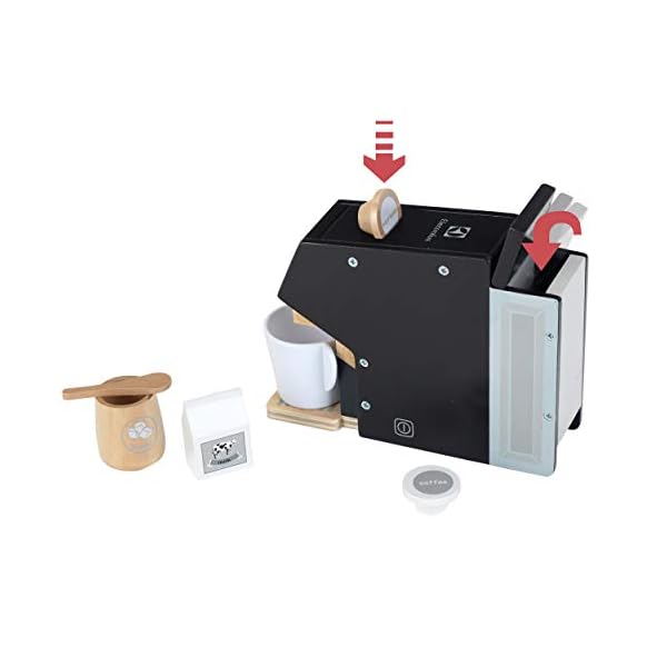 Theo Klein 7404 Electrolux Küchen-Set, Holz | Hochwertiges Kinder-Küchsenset bestehend aus Kaffeemaschine, Mixer und Toaster | Zubehör für Spiel-Küchen | Spielzeug für Kinder ab 3 Jahren – Bild 3