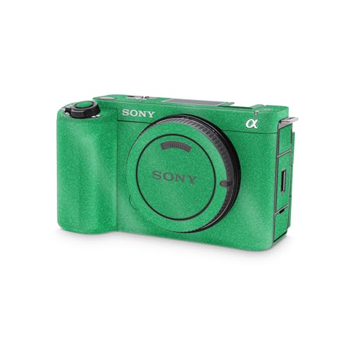 Glossy Glitter Camera Skin Compatible with Sony ZV-E1 Camera (2023) - Solid Gre…