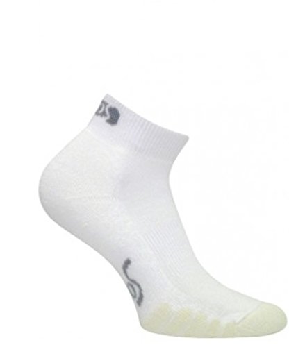 Eurosocks Court Cool Running, Walking, Gym Low Cut  Sock, White, Medium