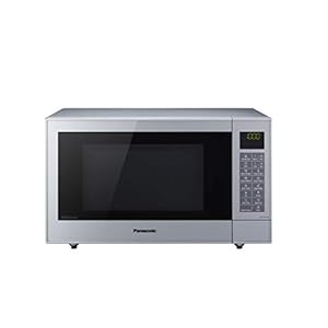 Panasonic-NN-CT57JMBPQ-Slimline-Combination-Microwave-Oven-with-Turntable-1000-W-27-Litres-Silver Panasonic CT57 Slim Combination Microwave Oven & Grill with Turntable, 27 Litres, 1000 W Power, 29 pre-set menus, Silver