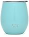 Simple Modern Spirit 8oz Wine Tumbler Glass with Lid - Vacuum Insulated Insulated Stemless 18/8 Stainless Steel Wine Cup -Caribbean