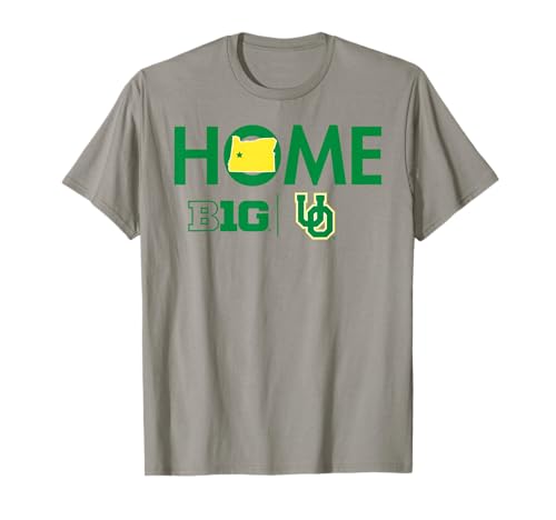 Oregon Ducks Big 10 Home Logo Officially Licensed T-Shirt