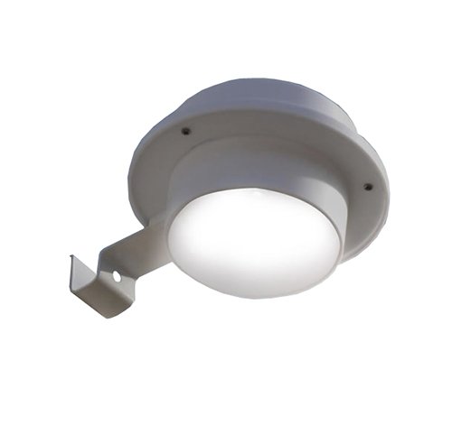 Mauk Solar Lights, Plastic, White, 12.2 x 6.5 x 24.5 cm