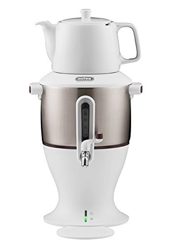 Mulex 290085 Tea Samovar 3 Litres White by Mulex by Mulex Germany Mulex 290085 Tea Samovar 3 Litres White by Mulex by Mulex Germany